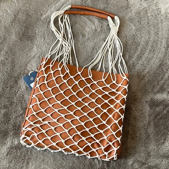 Universal Thread Macrame Purse, Handbag - Picture 4 of 6